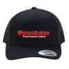 Megabass Classic Black and Red Trucker Hat