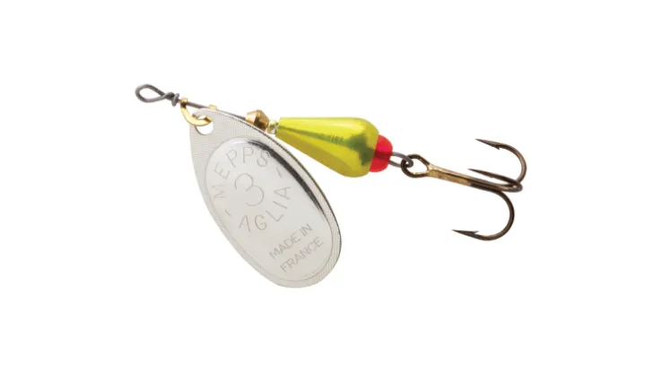 Mepps Aglia Brite Plain Treble Spinners